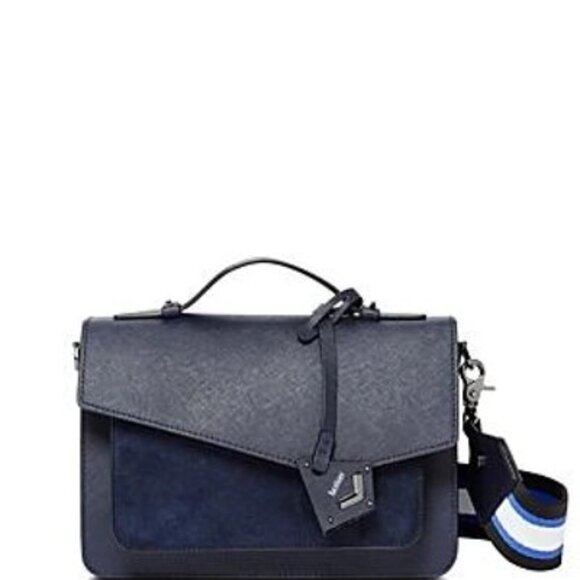 NWT Botkier Cobble Hill Medium Leather & Suede Crossbody